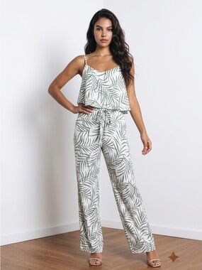 Wide Legs 2 Pieces High Waist Pants Set